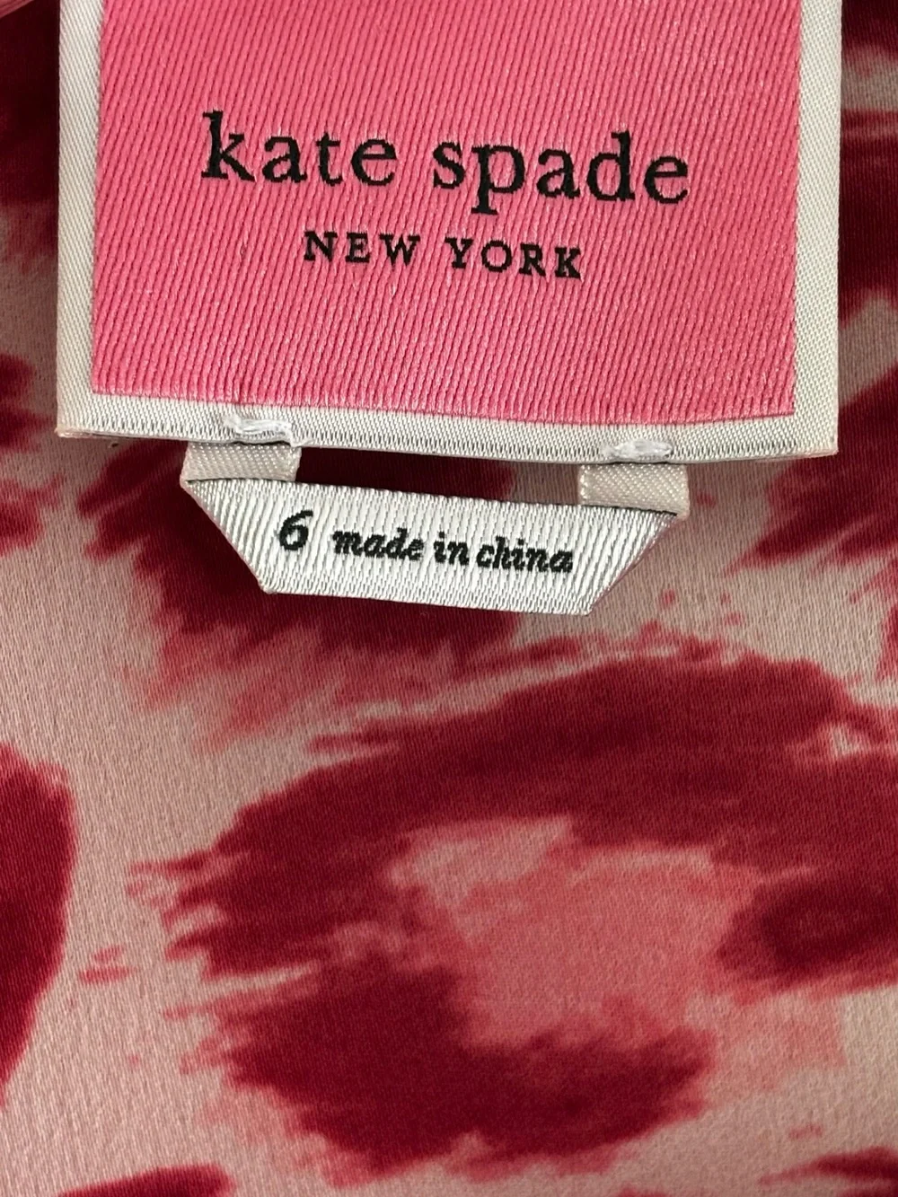 EUC kate spade Pink & Muted Red Women’s Long Sleeve Leopard Print Midi Skirt SZ6